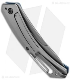 Kershaw Reverb XL Frame Lock Knife Carabiner CF/G-10 (3" Gray) 1225 -Kershaw Knife Shop Kersahw Reverb XL FL Carabiner CF G 10 Gray 1225 BHQ 94081 jr side