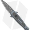 Kershaw Launch 12 Mini Stiletto Automatic Knife Gray/CF (2.5" Black Stonewash) -Kershaw Knife Shop Kershaw 12 Launch 12 Mini Stiletto Auto Gray CF Black SW BHQ 147367 jr