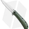 Kershaw Al Mar AM-3 Assisted Opening Knife Green G-10 (3" Satin) 2335GRN -Kershaw Knife Shop Kershaw Al Mar AM 3 Green G 10 Satin 2335GRN BHQ 71073 jr
