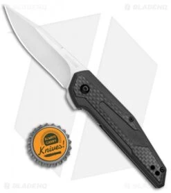 Kershaw Anso Fraxion Liner Lock Knife CF/Black G-10 (2.75" Satin) 1160SAT 9 Kershaw Anso Fraxion Liner Lock Knife CF/Black G-10 (2.75" Satin) 1160SAT -Kershaw Knife Shop Kershaw Anso Fraxion LL CF Black G 10 1160SAT BHQ 79688 jr bottlecap