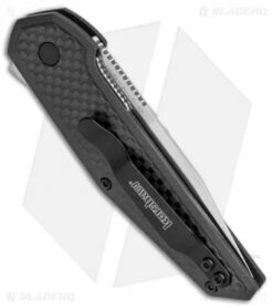 Kershaw Anso Fraxion Liner Lock Knife CF/Black G-10 (2.75" Satin) 1160SAT 8 Kershaw Anso Fraxion Liner Lock Knife CF/Black G-10 (2.75" Satin) 1160SAT -Kershaw Knife Shop Kershaw Anso Fraxion LL CF Black G 10 1160SAT BHQ 79688 jr side