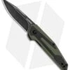 Kershaw Anso Fraxion Liner Lock Knife CF/OD Green G-10 (2.75" Black SW) 1160OLBW -Kershaw Knife Shop Kershaw Anso Fraxion LL CF Green G 10 Black SW 1160OLBW BHQ 79687 jr