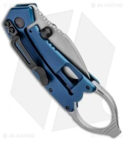 Kershaw Antic Frame Lock Knife Blue (1.75" Bead Blast) 8710 -Kershaw Knife Shop Kershaw Antic FL Blue BB 8710 BHQ 94064 jr side