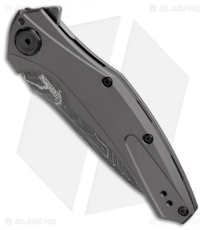 Kershaw Bareknuckle Sub Frame Lock Knife Gray Al (3.5" Damascus) 7777DAM 4 Kershaw Bareknuckle Sub Frame Lock Knife Gray Al (3.5" Damascus) 7777DAM - Image 2