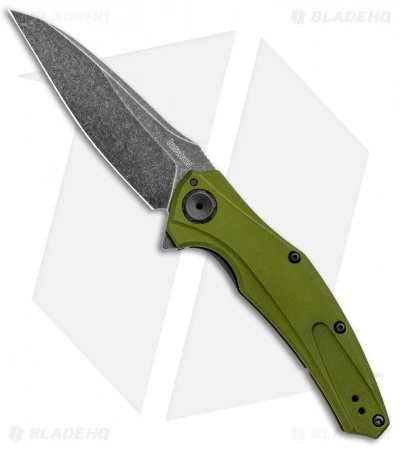 Kershaw Bareknuckle Sub-Frame Lock Knife OD Green (3.5" BlackWash) 7777OLBW 3 Kershaw Bareknuckle Sub-Frame Lock Knife OD Green (3.5" BlackWash) 7777OLBW