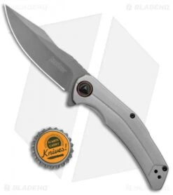 Kershaw Believer Assisted Opening Knife Stainless Steel (3.25" Gray PVD) 2070 -Kershaw Knife Shop Kershaw Believer Assisted Opening SS Gray PVD 2070 BHQ 106046 jr bottlecap