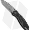Kershaw Blur Assisted Opening Knife Black Aluminum (3.375" Damascus) 1670BLKDAM -Kershaw Knife Shop Kershaw Blur Assisted Opening Knife Black Aluminum Damascus 1670BLKDAM BHQ 107879 kp jr