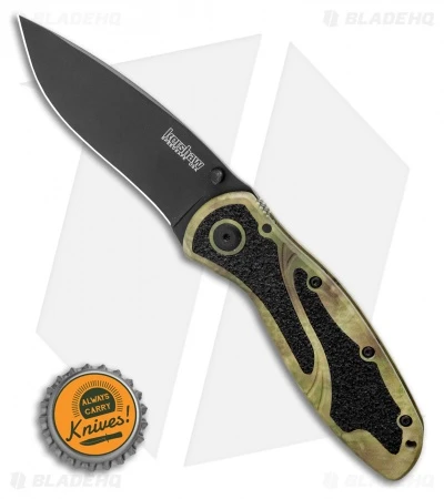 Kershaw Blur Assisted Opening Knife Camo (3.375" Black) 1670CAMO 6 Kershaw Blur Assisted Opening Knife Camo (3.375" Black) 1670CAMO - Image 4