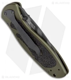 Kershaw Blur Assisted Opening Knife OD Green (3.375" Tiger Stripe) 1670OLTS 8 Kershaw Blur Assisted Opening Knife OD Green (3.375" Tiger Stripe) 1670OLTS -Kershaw Knife Shop Kershaw Blur OD Green Tiger Stripe 1670OLTS BHQ 55587 jr side 2