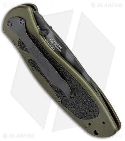 Kershaw Blur Assisted Opening Knife OD Green (3.375" Tiger Stripe) 1670OLTS 5 Kershaw Blur Assisted Opening Knife OD Green (3.375" Tiger Stripe) 1670OLTS - Image 3