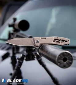 Kershaw Boilermaker Assisted Opening Frame Lock Knife Brown (3.3" Brown) 3475 -Kershaw Knife Shop Kershaw Boilermaker Assisted Opening Frame Lock Knife Brown Brown 3475 BHQ 94084 kp snipers web