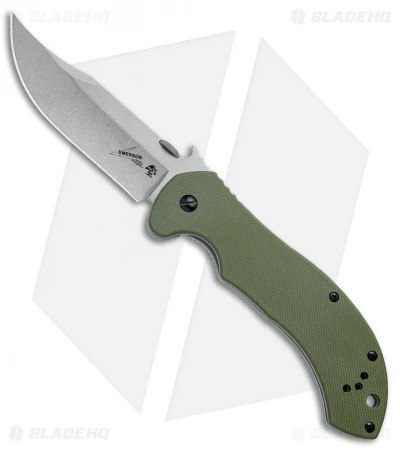 Kershaw Emerson CQC-10K Frame Lock Knife OD Green G-10 (3.5" Stonewash) 6030 3 Kershaw Emerson CQC-10K Frame Lock Knife OD Green G-10 (3.5" Stonewash) 6030