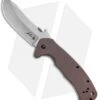 Kershaw CQC-11K Frame Lock Knife Brown G-10 (3.5" Stonewash) 6031 -Kershaw Knife Shop Kershaw CQC 11K FL Brown G 10 SW 6031 BHQ 52195 jr