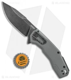 Kershaw Cannonball Assisted Opening Knife Gray PVD Steel (3.5" BlackWash) -Kershaw Knife Shop Kershaw Cannonball Assisted Opening Gray PVD Steel Blackwash 2061 BHQ 120526 jr bottlecap 2