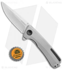Kershaw Comeback Flipper Knife Stainless Steel (3" Satin) 2055 -Kershaw Knife Shop Kershaw Comeback Flipper SS Satin 2055 BHQ 106044 jr bottlecap