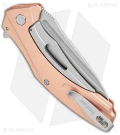 Kershaw Copper Natrix XL Sub-Frame Lock Knife (3.75" Stonewash) 7008CU -Kershaw Knife Shop Kershaw Copper Natrix XL Sub FL SW 7008CU BHQ 105985 jr side