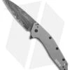 Kershaw Dividend Assisted Opening Knife Gray Aluminum (3" Damascus) 1812GRYDAM 2 Kershaw Dividend Assisted Opening Knife Gray Aluminum (3" Damascus) 1812GRYDAM -Kershaw Knife Shop Kershaw Dividend Gray Damascus BHQ 74790 er