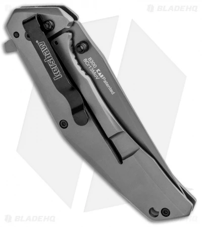 Kershaw Duojet A/O Frame Lock Knife Gray SS/Carbon Fiber (3.25" Gray) 8300 5 Kershaw Duojet A/O Frame Lock Knife Gray SS/Carbon Fiber (3.25" Gray) 8300 - Image 3