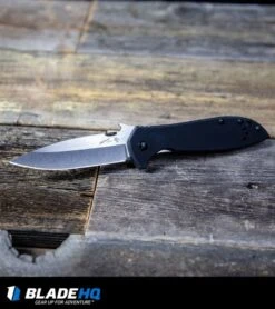 Kershaw Emerson CQC-6K Frame Lock Knife (3.25" Stonewash D2) 6034 11 Kershaw Emerson CQC-6K Frame Lock Knife (3.25" Stonewash D2) 6034 -Kershaw Knife Shop Kershaw Emerson CQC 6K Knife Stonewash 6034 BHQ21426 kp wood web 1