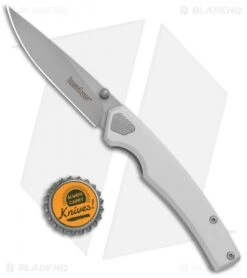 Kershaw Epistle Liner Lock Knife Gray (3" Bead Blast) 2131 -Kershaw Knife Shop Kershaw Epistle LL Gray BB 2131 BHQ 94089 jr bottlecap