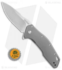Kershaw Eris Assisted Opening Knife Gray (3" Stonewash) 1881 -Kershaw Knife Shop Kershaw Eris Gray sw BHQ 52172 jr bottlecap