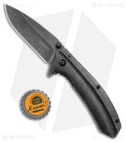 Kershaw Filter Frame Lock Knife Black (3.25" BlackWash) -Kershaw Knife Shop Kershaw Filter FL SS BlackWash BHQ 27380 jr bottlecap