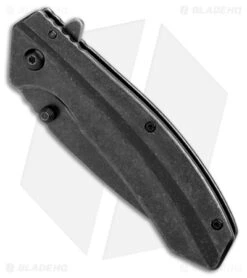 Kershaw Filter Frame Lock Knife Black (3.25" BlackWash) -Kershaw Knife Shop Kershaw Filter FL SS BlackWash BHQ 27380 jr spine