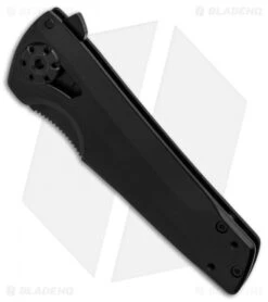 Kershaw Flythrough Frame Lock Knife (3" Black) 1988 9 Kershaw Flythrough Frame Lock Knife (3" Black) 1988 -Kershaw Knife Shop Kershaw Flythrough Black BHQ 80578 er spine