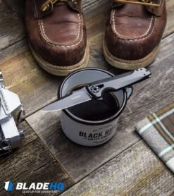 Kershaw Flythrough Frame Lock Knife (3" Black) 1988 11 Kershaw Flythrough Frame Lock Knife (3" Black) 1988 -Kershaw Knife Shop Kershaw Flythrough Frame Lock Knife black 1988 BHQ80578 kp boots n coffee web