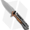 Kershaw Frontrunner Frame Lock Knife Black/Copper Steel (3.1" Stonewash) 2039 -Kershaw Knife Shop Kershaw Frontrunner Knife Black SW Copper SW BHQ 178502 jr