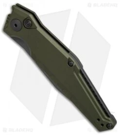 Kershaw Galyean Launch 7 Automatic Knife OD Green (3.75" Black) 7900OL -Kershaw Knife Shop Kershaw Galyean Launch 7 OD Green black BHQ 75927 er spine