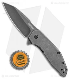 Kershaw Gravel Assisted Opening Knife Stainless Steel (2.5" BlackWash ) 2065 -Kershaw Knife Shop Kershaw Gravel Assisted Opening Stainless Steel Black Wash 2065 BHQ 106045 jr bottlecap