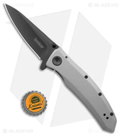 Kershaw Grid Assisted Opening Flipper Knife (3.75" Black) 2200 9 Kershaw Grid Assisted Opening Flipper Knife (3.75" Black) 2200 -Kershaw Knife Shop Kershaw Grid Assisted Opening Flipper Black BHQ 34464 jr bottlecap
