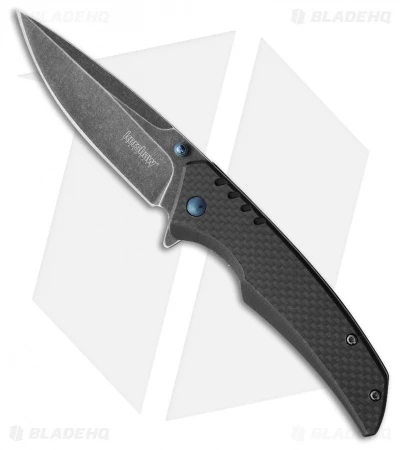 Kershaw Halogen Assisted Opening Knife CF/G-10 (3.25" Blackwash) 1336BW 3 Kershaw Halogen Assisted Opening Knife CF/G-10 (3.25" Blackwash) 1336BW