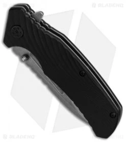 Kershaw Huddle Assisted Opening Knife Black GFN (3.25" Stonewash ) 1326 8 Kershaw Huddle Assisted Opening Knife Black GFN (3.25" Stonewash ) 1326 -Kershaw Knife Shop Kershaw Huddle Black GFN SW BHQ 83237 er spine