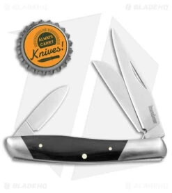 Kershaw Iredale Slip Joint Knife Black Canvas Micarta (2.6" Satin) 4386 -Kershaw Knife Shop Kershaw Iredale SJ Black Canvas Micarta Satin BHQ 139786 jr bottlecap