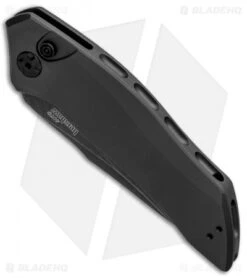 Kershaw Launch 1 Automatic Knife Gray Aluminum (3.4" Blackwash) 7100GRYBW -Kershaw Knife Shop Kershaw Launch 1 Automatic Gray Aluminum BlackWash 7100GRYBW BHQ 91254 jr spine