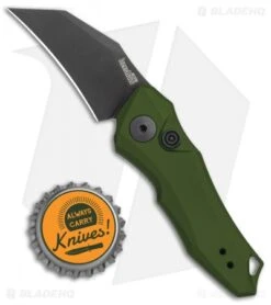 Kershaw Launch 10 Automatic Knife Olive Green (1.9" Black) 7350OLBLK 9 Kershaw Launch 10 Automatic Knife Olive Green (1.9" Black) 7350OLBLK -Kershaw Knife Shop Kershaw Launch 10 Auto Olive Green Black KER7350OLBLK BHQ 115105 jr bottlecap