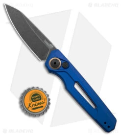 Kershaw Launch 11 Automatic Knife Blue Aluminum (2.75" Blackwash) 7550BLU 9 Kershaw Launch 11 Automatic Knife Blue Aluminum (2.75" Blackwash) 7550BLU -Kershaw Knife Shop Kershaw Launch 11 Auto Blue Aluminum Blackwash BHQ 178234 jr bottlecap