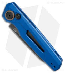 Kershaw Launch 11 Automatic Knife Blue Aluminum (2.75" Blackwash) 7550BLU 7 Kershaw Launch 11 Automatic Knife Blue Aluminum (2.75" Blackwash) 7550BLU -Kershaw Knife Shop Kershaw Launch 11 Auto Blue Aluminum Blackwash BHQ 178234 jr spine