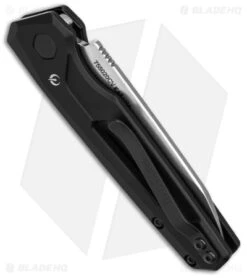 Kershaw Launch 11 Exclusive Automatic Knife Black Aluminum (2.75" SW) 755020CV -Kershaw Knife Shop Kershaw Launch 11 Automatic Knife Black Aluminum 2in SW BHQ 143550 td side
