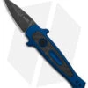 Kershaw Launch 12 CA Legal Mini Stiletto Automatic Knife Blue/CF (1.9" Black SW) -Kershaw Knife Shop Kershaw Launch 12 CA Legal mini Stiletto Automatic Knife Blue CF 1in Black SW BHQ 145126 td