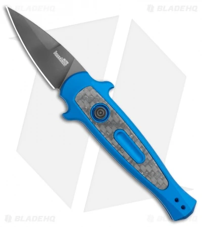 Kershaw Launch 12 CA Legal Mini Stiletto Automatic Knife Blue (1.9" Black) 3 Kershaw Launch 12 CA Legal Mini Stiletto Automatic Knife Blue (1.9" Black)