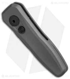 Kershaw Launch 4 CA Legal Automatic Knife Gray (1.9" Damascus) BHQ Exclusive -Kershaw Knife Shop Kershaw Launch 4 CA Legal Auto Gray Damascus BHQ 86760 er spine