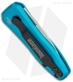 Kershaw Launch 4 CA Legal Automatic Knife Teal (1.9" Stonewash) -Kershaw Knife Shop Kershaw Launch 4 CA Legal Auto Teal SW KER7500TEALSW BHQ 92074 jr side