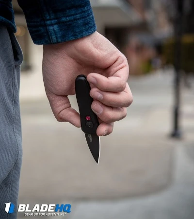 Kershaw Launch 4 CA Legal Automatic Knife OD Green (1.9" Damascus) BHQ Exclusive 12 Kershaw Launch 4 CA Legal Automatic Knife OD Green (1.9" Damascus) BHQ Exclusive - Image 10