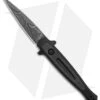 Kershaw Launch 8 Stiletto Automatic Knife Black/CF (3.6" Damascus) 2 Kershaw Launch 8 Stiletto Automatic Knife Black/CF (3.6" Damascus) -Kershaw Knife Shop Kershaw Launch 8 Stiletto Automatic Knife Black CF 3in Damascus BHQ 145172 td