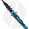 Kershaw Launch 8 Stiletto Automatic Knife Teal/CF (3.5" Black) 7150TEALBLK 2 Kershaw Launch 8 Stiletto Automatic Knife Teal/CF (3.5" Black) 7150TEALBLK -Kershaw Knife Shop Kershaw Launch 8 stiletto AK Teal CF 3in Black BHQ 177022 td