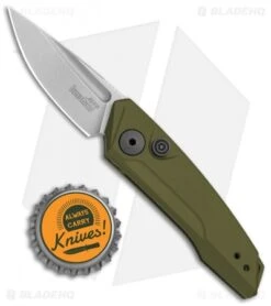 Kershaw Launch 9 Automatic Knife OD Green (1.8" Working Finish) 7250OLSW -Kershaw Knife Shop Kershaw Launch 9 Auto OD Green Working KER7250OLSW BHQ 113298 jr bottlecap