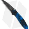 Kershaw Leek Spring Assisted Knife A/O Digital Blue (3" Black SW) 1660DBLU -Kershaw Knife Shop Kershaw Leek A O Digital Blue Blackwash KS1660DBLU BHQ 102811 jr